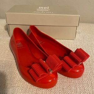 Red Jelly Shoes